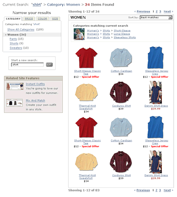 Larger view from a search mockup