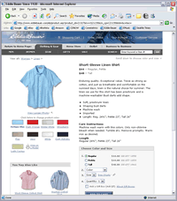 Sample product page