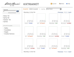 Sample Extranet file page