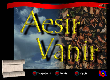Screen shot from the application
