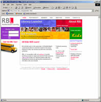 Screen Shot of RBLC's web site